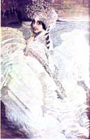 Vrubel La principessa cigno (1910)