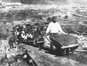 Il lavoro nelle miniere di un Gulag